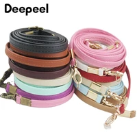 deepeel 12mm wide candy color pu leather crossbody bags strap 75 135cm adjustable handmade diy purse handle bag accessories