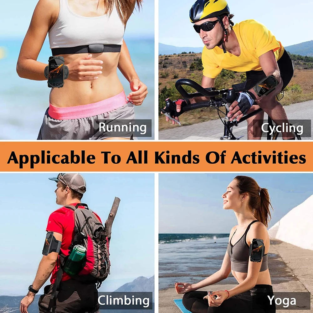 Новый браслет-держатель для телефона 360 ° Вращающийся Универсальный спортивный