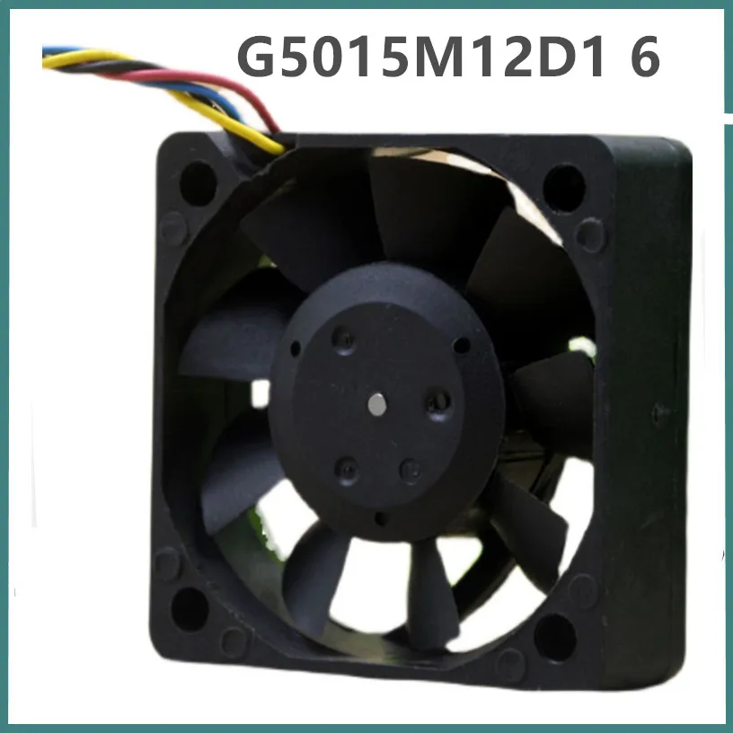 

Genuine 50mm fan For G5015M12D1+6 12V 0.2A 50*50*15mm 4pin PWM Car Audio Cooling Fan