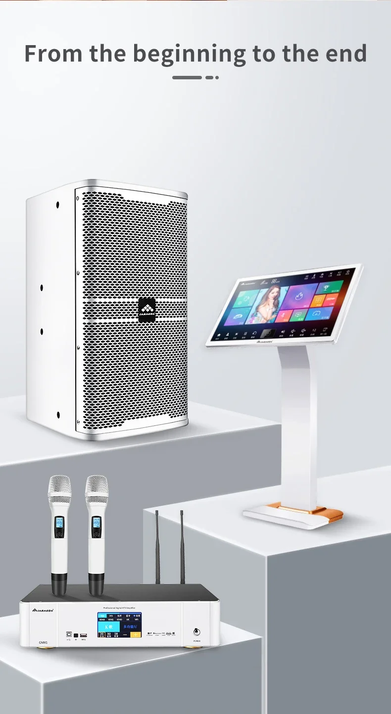Оптовая продажа InAndOn Singing Machine Караоке 21,5-дюймовая профессиональная караоке-система Набор 6 ТБ сенсорный экран Juke Box KTV Караоке-плеер (art.: 3920d2ffd2f84) - 3920d2ffd2f84
