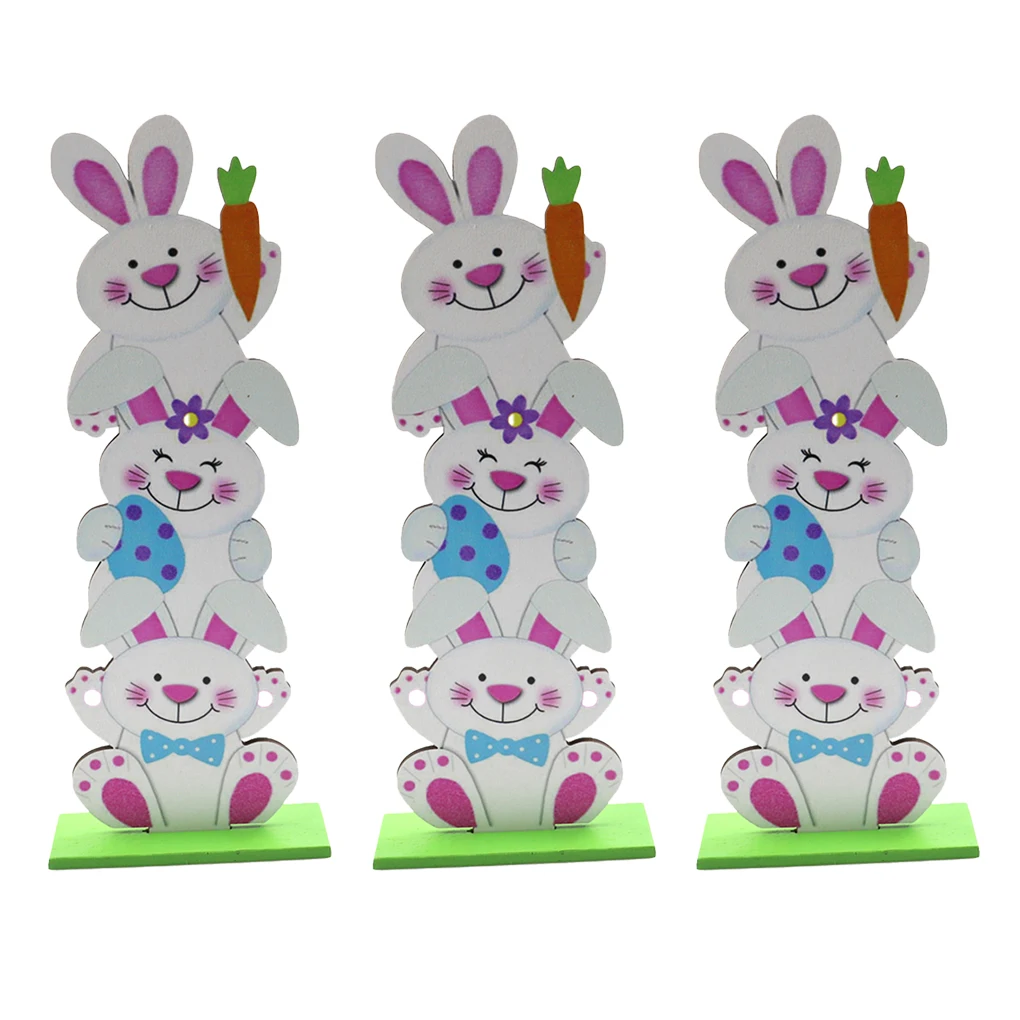 

2 набора, деревянные украшения, пасхальные украшения, баннер, многоцветный удобный для установки, фермерский декор с тарелками, аксессуары