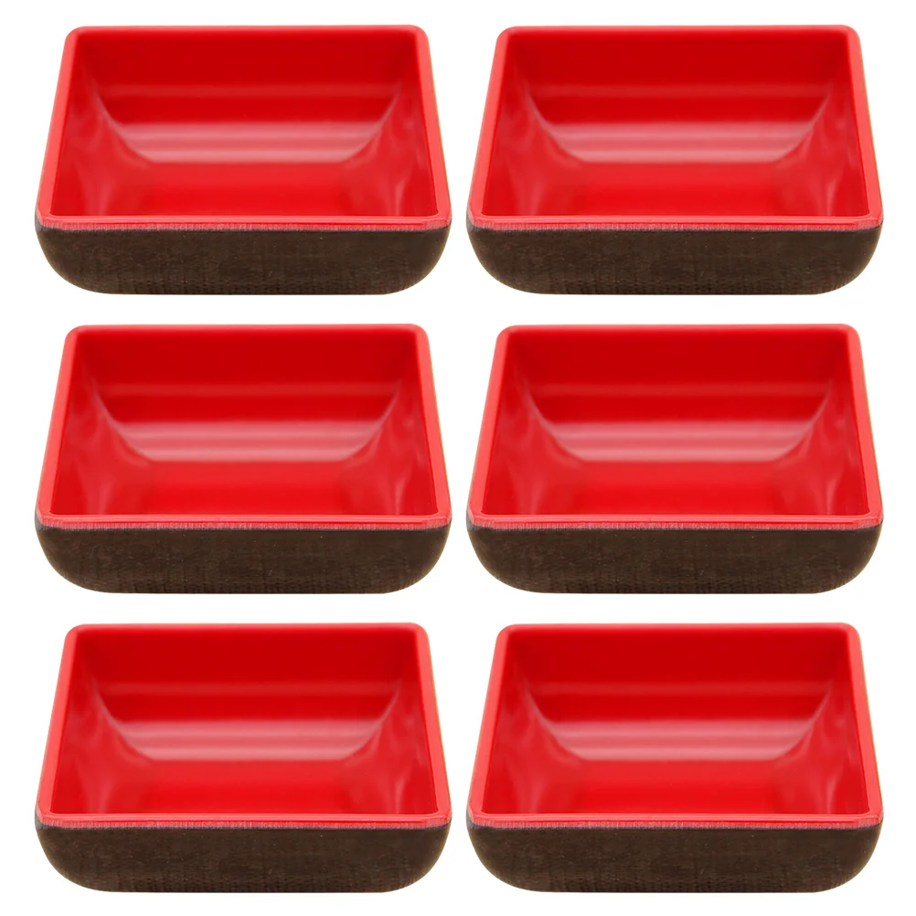 

6 Metal Tasting Dish Serving Platter Bowl Seasoning Dipping Bowls Dipping Sauce Dish Side Seasoning Dish