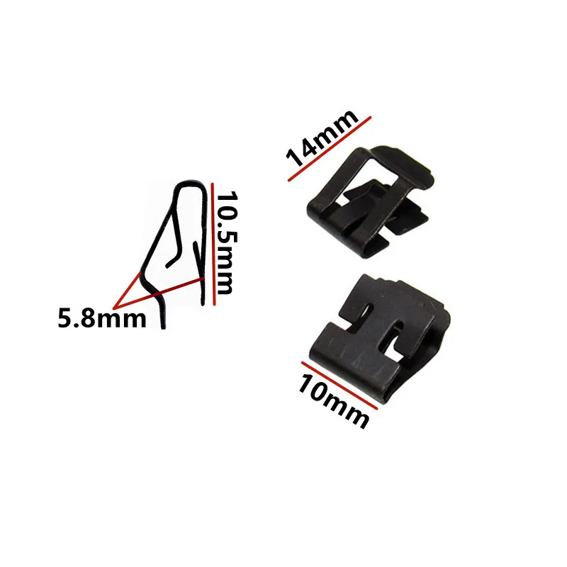 

20 шт., крепежные зажимы для автомобильной консоли Honda Fit Accord Civic City CRV Odyssey