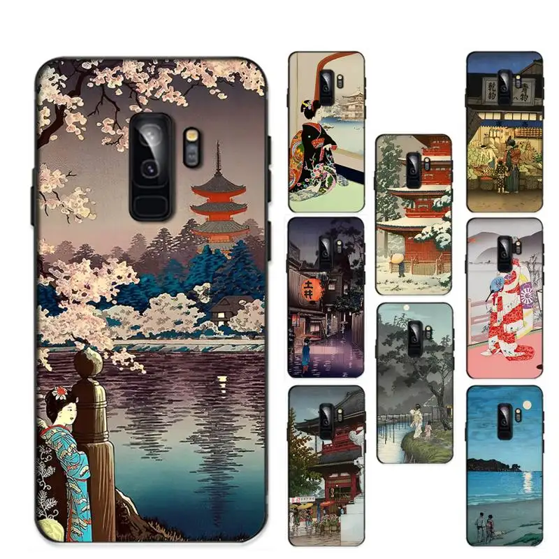 

RuiCaiCa Japanese style Art painting Phone Case for Redmi 8 9 9A for Samsung J5 J6 Note9 for Huawei NOVA3E Mate20lite cover