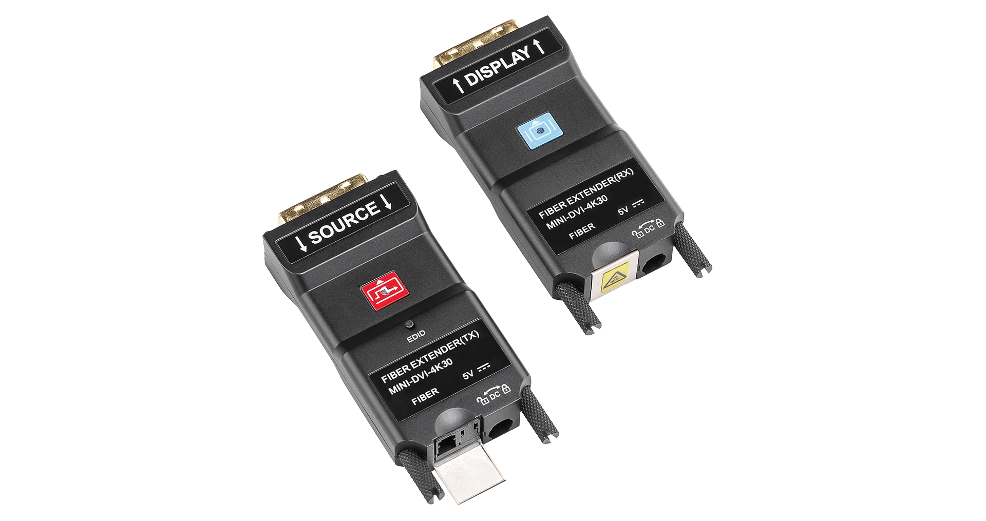 Фото 4K * 2K * 30Hz MINI DVI-волоконный преобразователь, одномодовый LC волоконный разъем №3