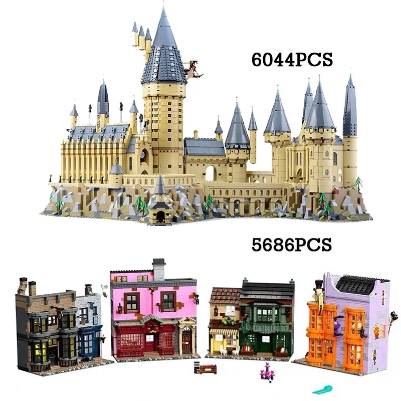 

Набор строительных блоков Diagoned Alley 75978, 5686 деталей, классические модели из серии фильмов, детские игрушки, подарок для детей