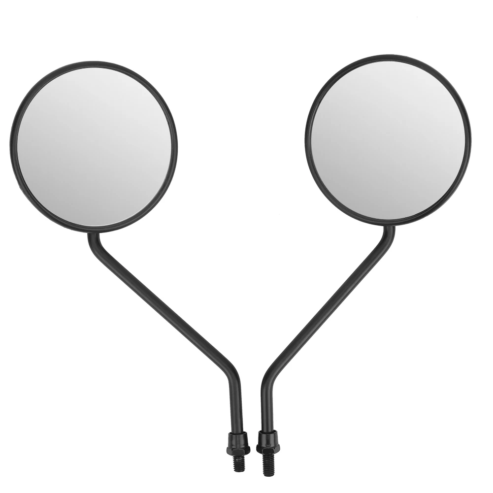 

2Pcs 8mm/0.3in Rearview Mirror Universal Retro Round Side Mirrors for Motorcycle Electric Bicycle Scooter Motorcycle