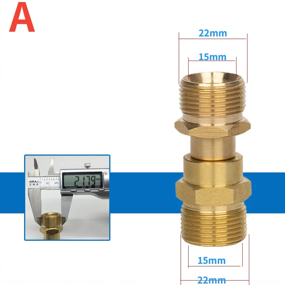 Анти-обмотка M22 14 мм 15 соединитель шланга для поворотный фитинг 4500 PSI