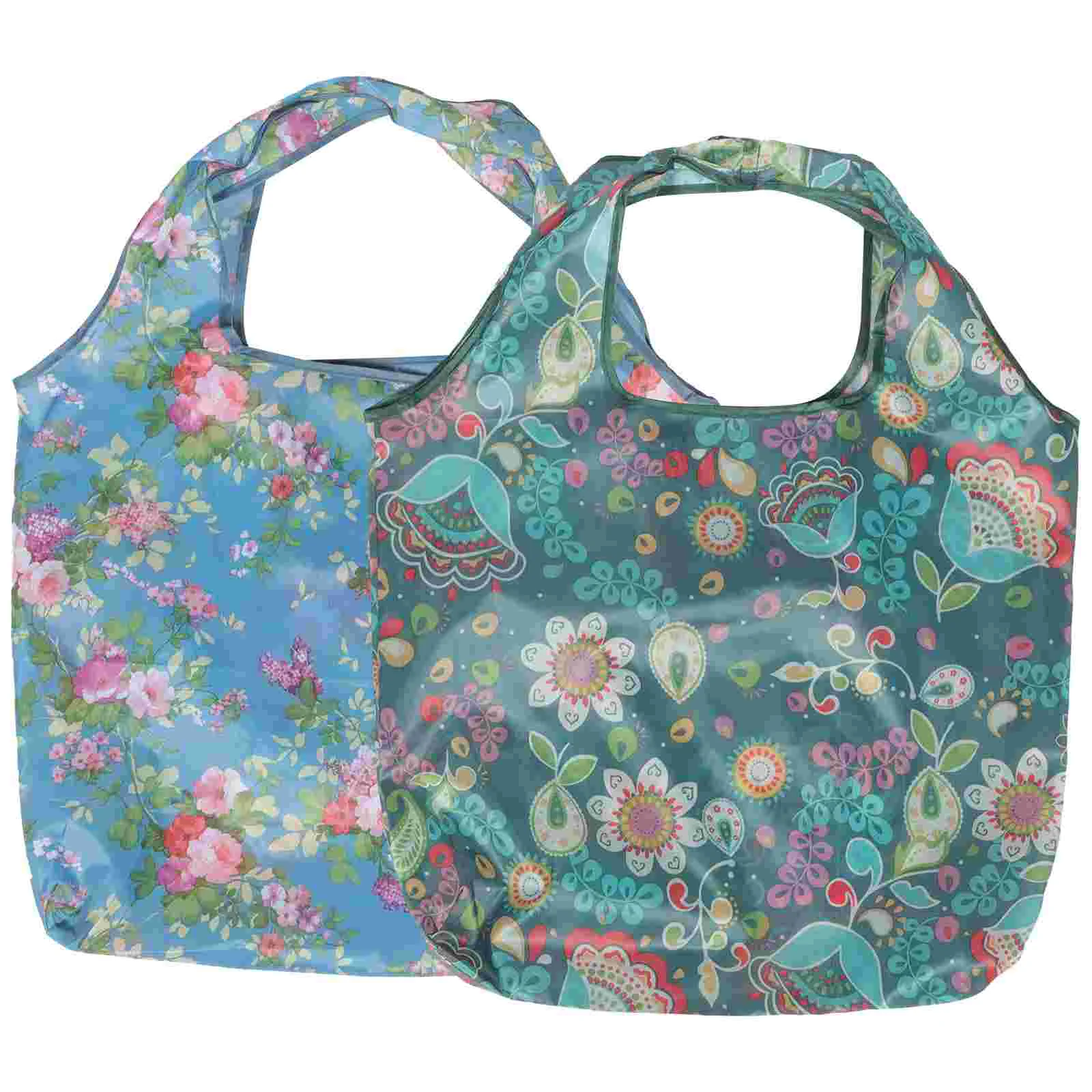 

2Pcs Grocery Outdoor Handheld Reusable Grocery Storage Foldable Grocery for Grocery Storage Outdoor