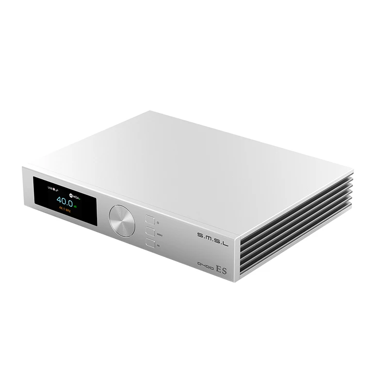 Декодер SMSL D400ES MQA и MQA-CD ЦАП DSD512 ES9039MSPRO чип XMOS XU316 PCM 32 бит/768 кГц JAS HI-Res