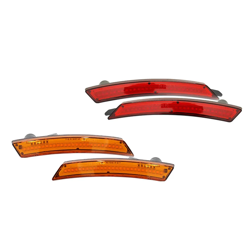 

Передние янтарные/задние красные светодиодные боковые габаритные фонари для крыльев для 2007-2016 Gen 2nd MINI Cooper R55 R56 R57 R58 R59 R60 R61