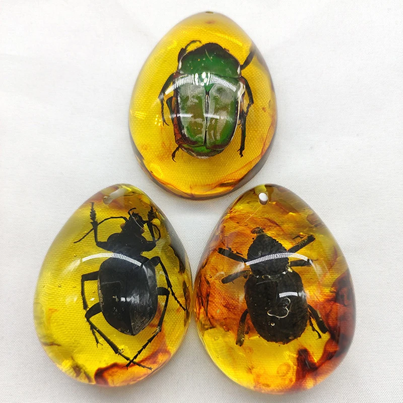 

Натуральный янтарная фигурка скорпиона MYPANDA