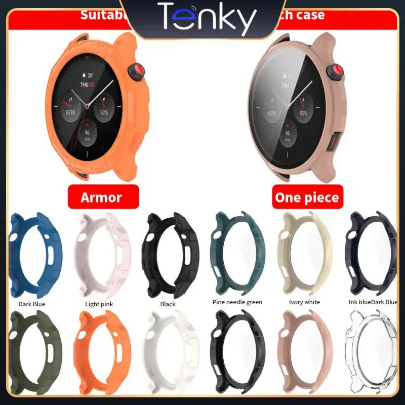 

Dust And Fall Prevention Watch Protection Shell For Amazfit Gtr4/amazfit Gtr4 Protection Case Screen Protector Tpu Shell
