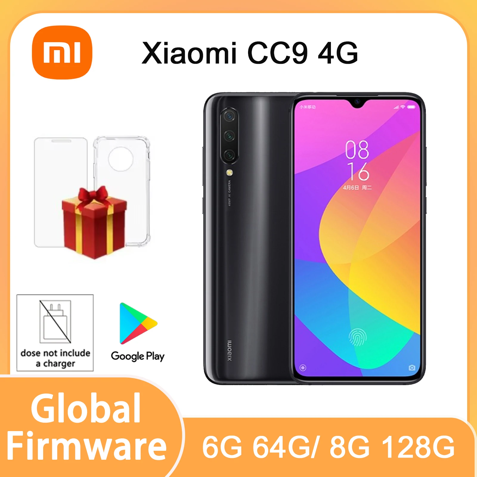 Фото Смартфон Xiaomi 9 Lite / cc9 4G с быстрой зарядкой, Snapdragon 710, 48 МП+32 МП, 18 Вт, оригинальная глобальная прошивка, б/у, без зарядного устройства.