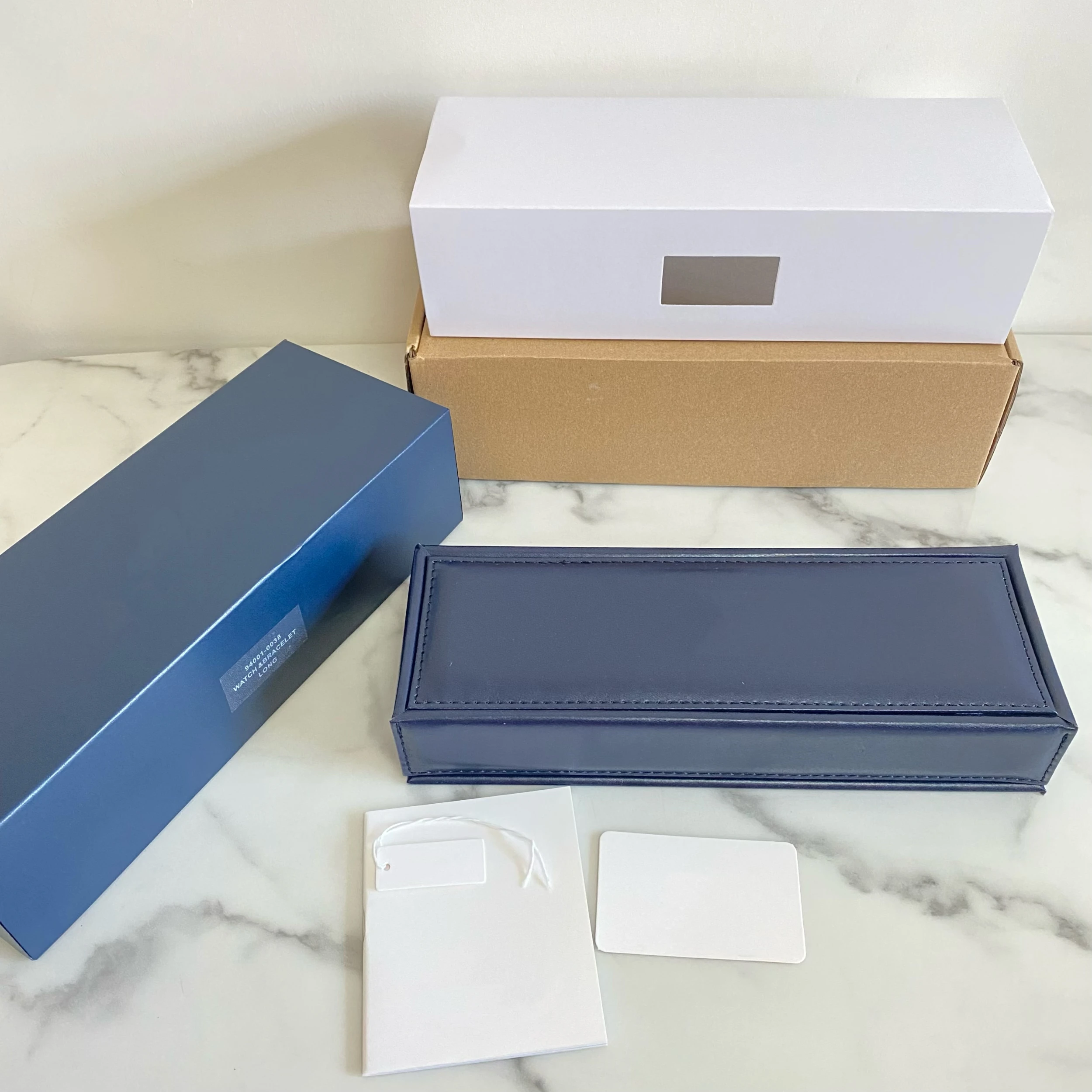 Factory Supplier Wholesale High Quality Blue Rectangular Watch Packing Box