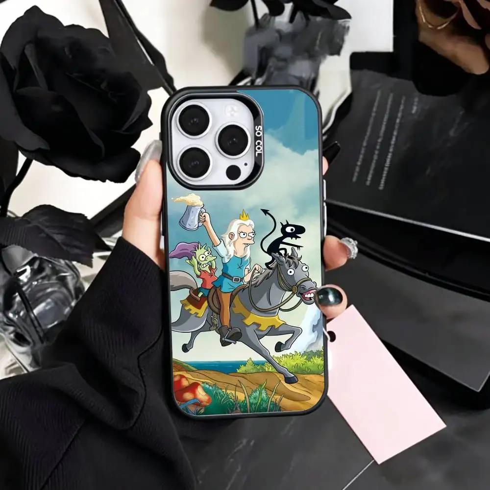 Фото Чехол для телефона Fantasy D-Disenchantment для iPhone 17, 16, 15, 14, 13, 12, 11 Plus, Pro Max, цветной, с серебряным покрытием внутри №3