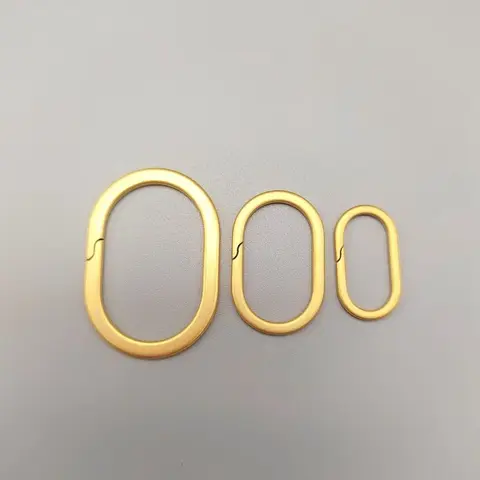 Мужские титановые брелоки овальные