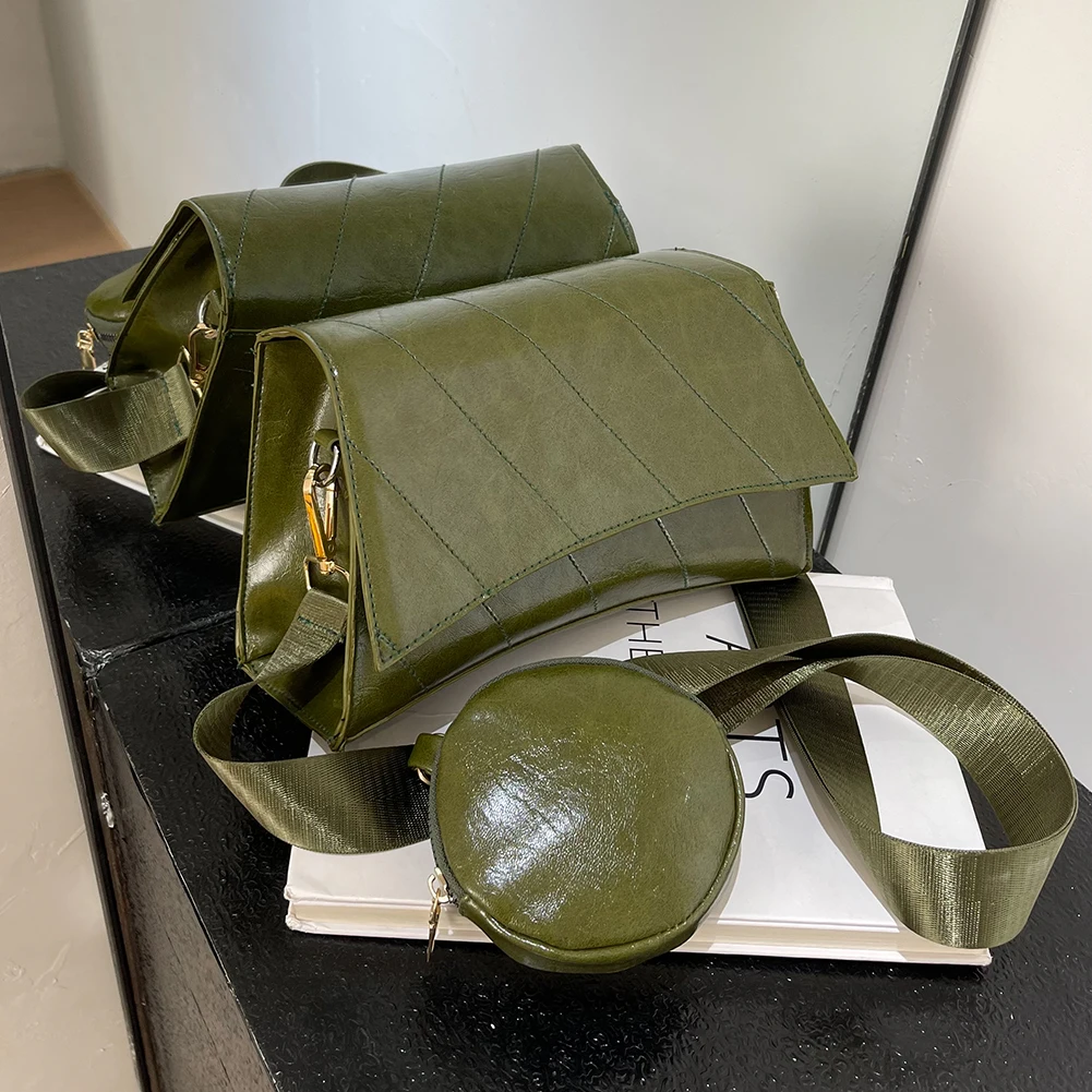 

Сумка-мессенджер женская из экокожи, маленький квадратный саквояж на плечо, сумочка кросс-боди с монетницей, Роскошный дизайнерский тоут