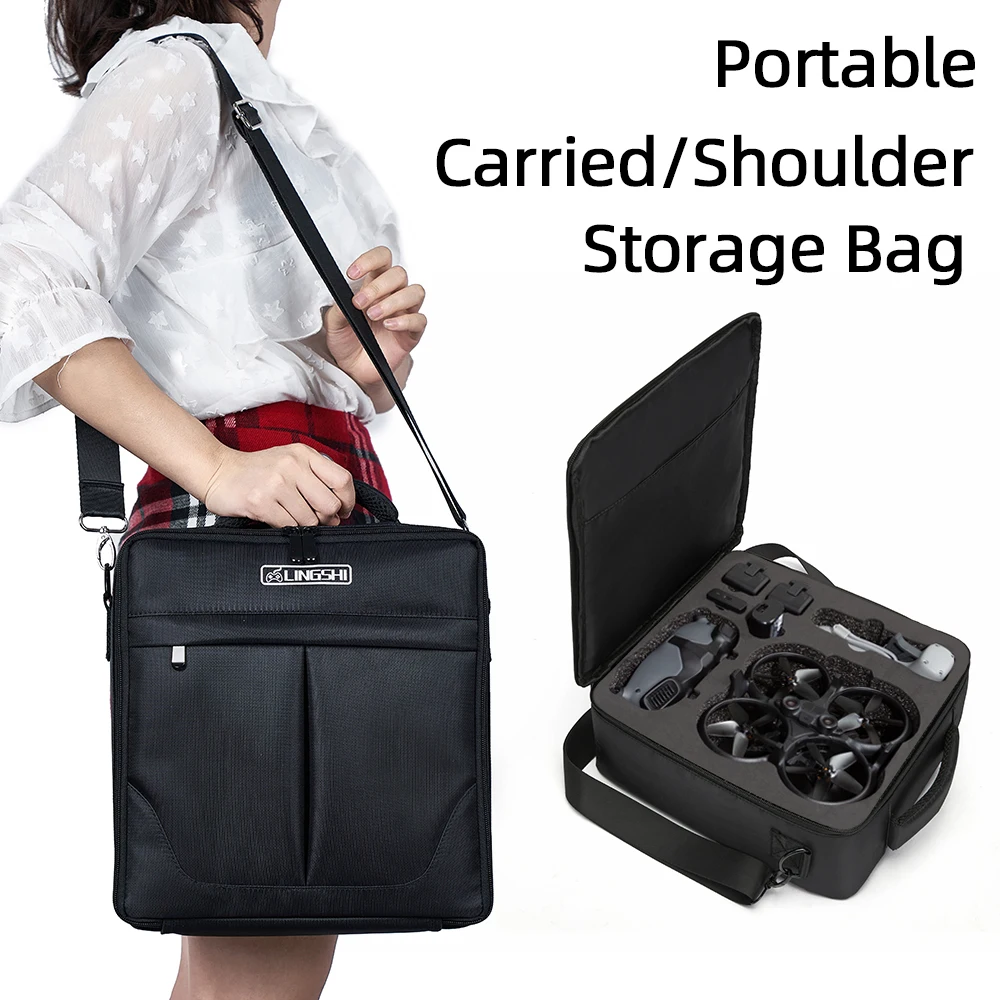 

For DJI Avata Combo Drone Bags Shoulder Storage Bag Carrying Case Travel Protection Bag For DJI Goggles 2 Controller Accessories