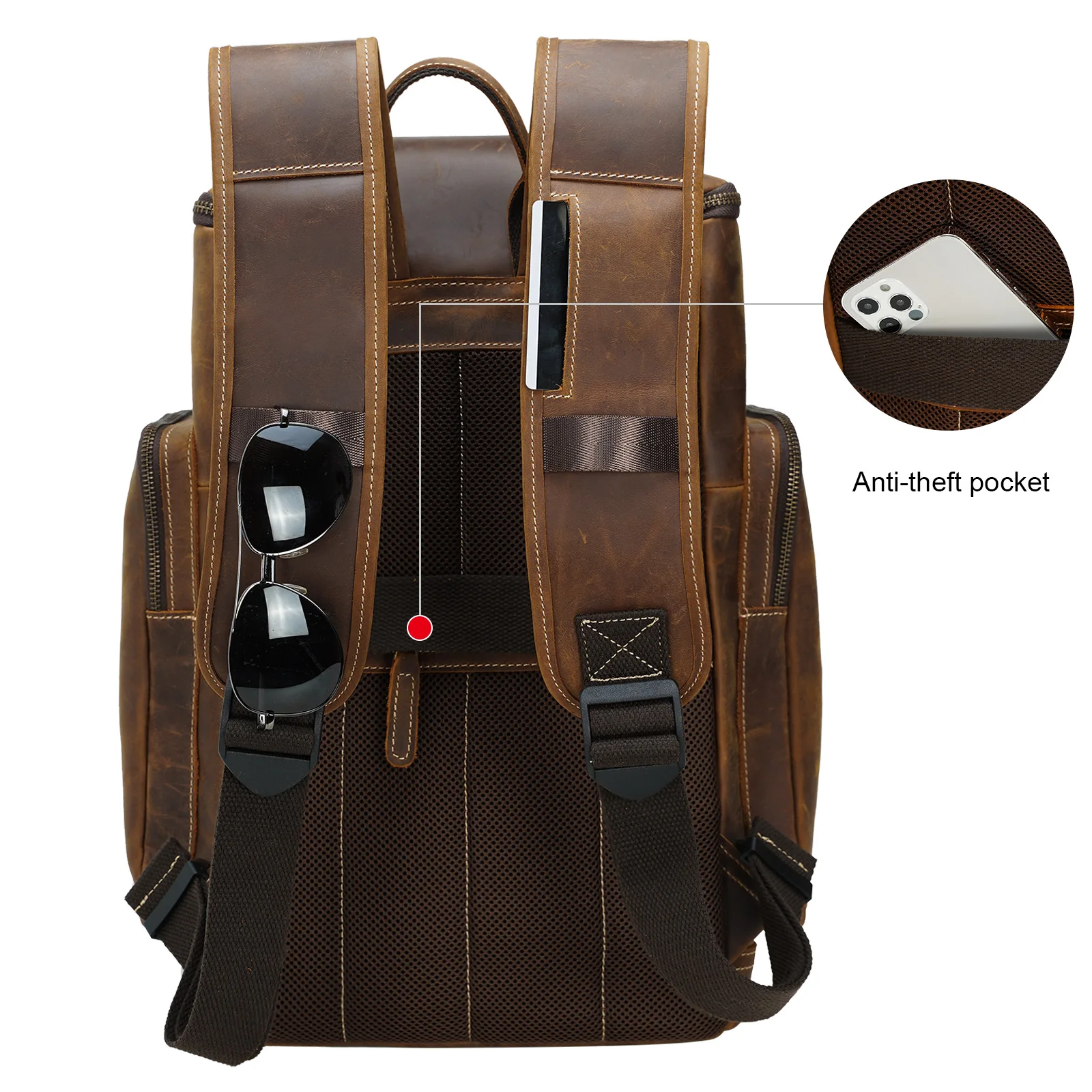 Винтажная дорожная сумка Crazy Horse с индивидуальным дизайном оригинальный рюкзак