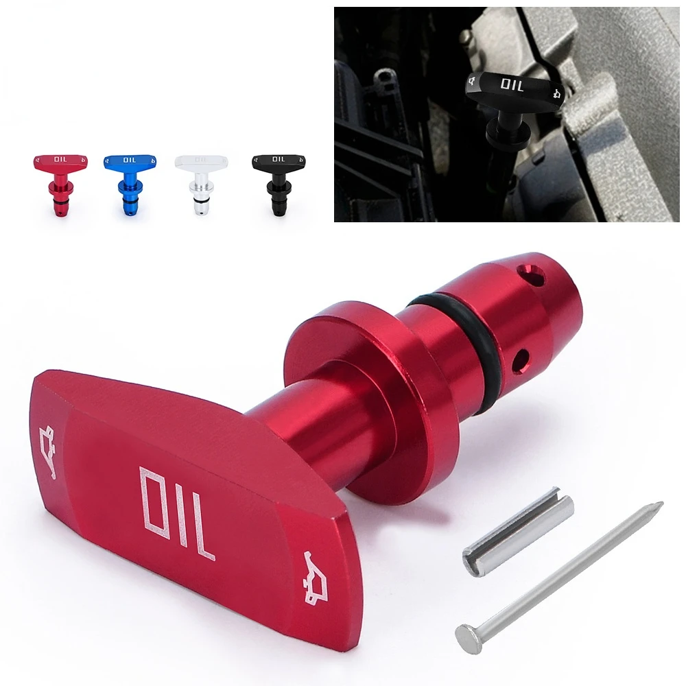

Universal Car Oil Dipstick Pull Handle Engine Oil Pullhandle Aluminum Billet Auto Replacement Modification Decoration ODP02