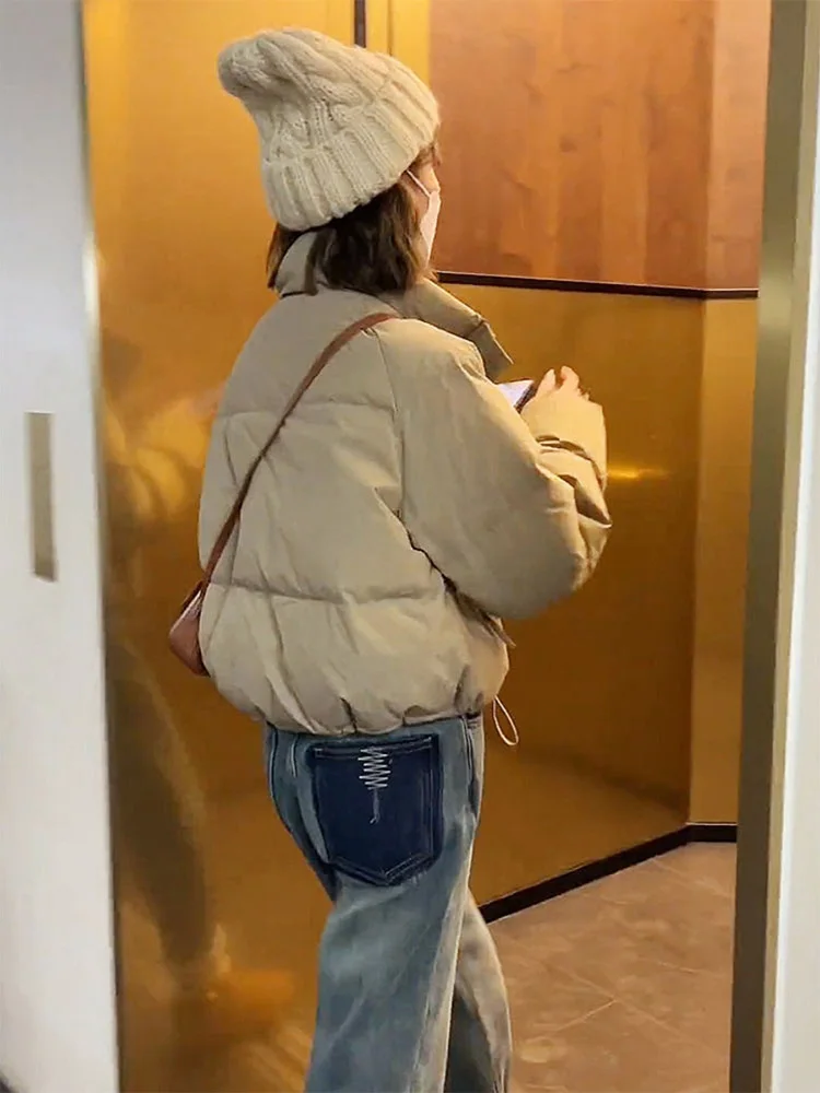 Популярный в этом году короткий пуховик для женщин новинка зимы 2024 маленькое