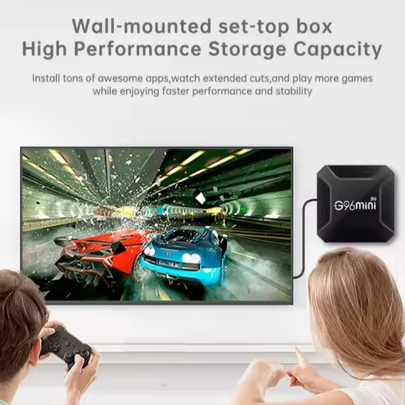 Фото G96 Mini Android13.0 8K Ultra HD TV Box Wi-Fi6 RK3528 4-ядерный 64-битный чип Cortex-A53 8K Декодирование видеоприставка IPTV Netflix №3