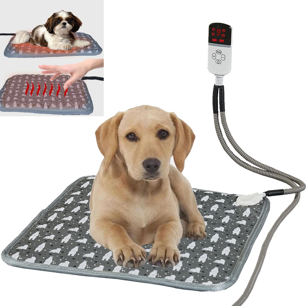 

Регулируемая электрическая нагревательная подушка для собак, строительный коврик с таймером, одеяло для кошек, товары для домашних животны...