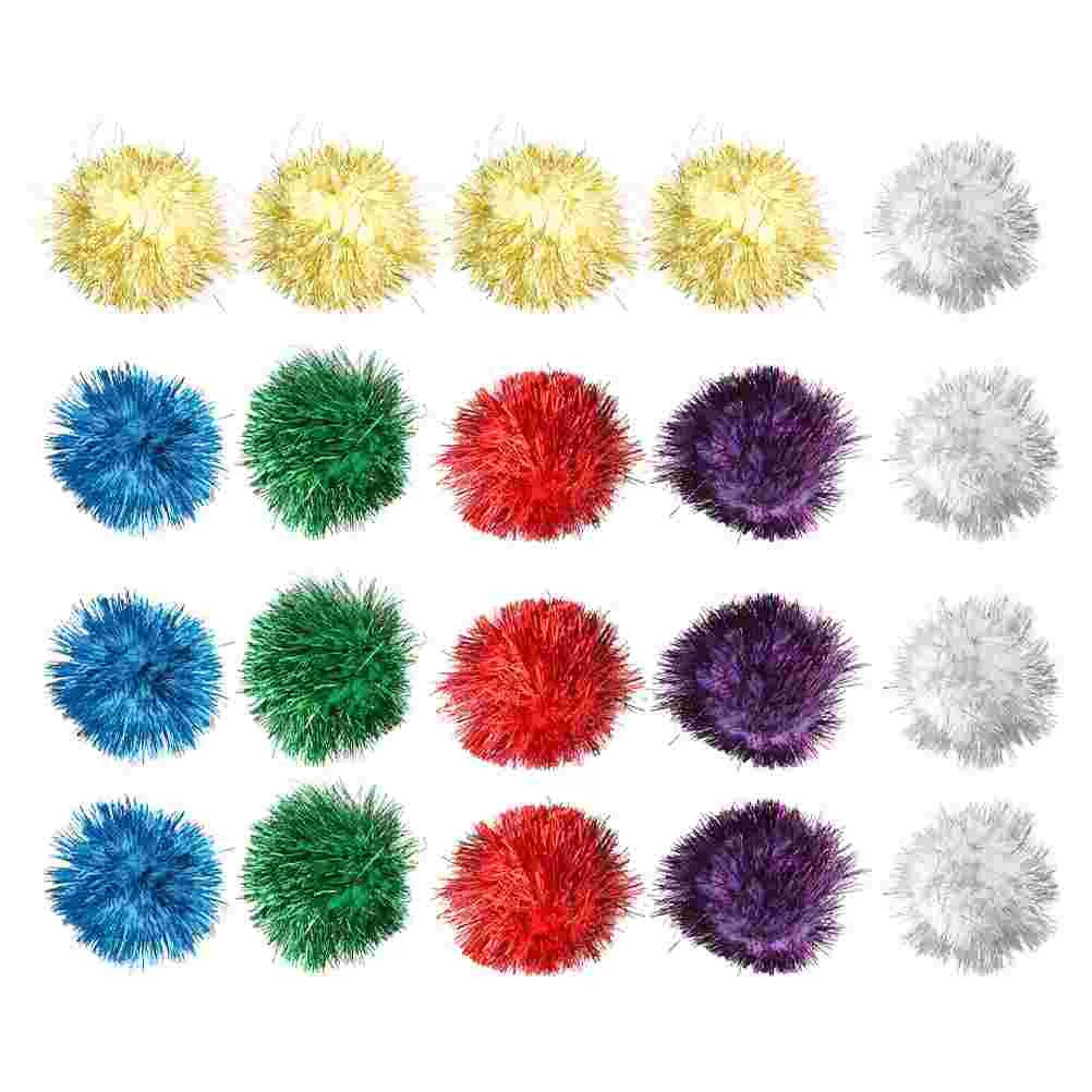 

20 Pcs Sparkle Cat Kitten Teaser Creative Ball-shape Cat Playing
