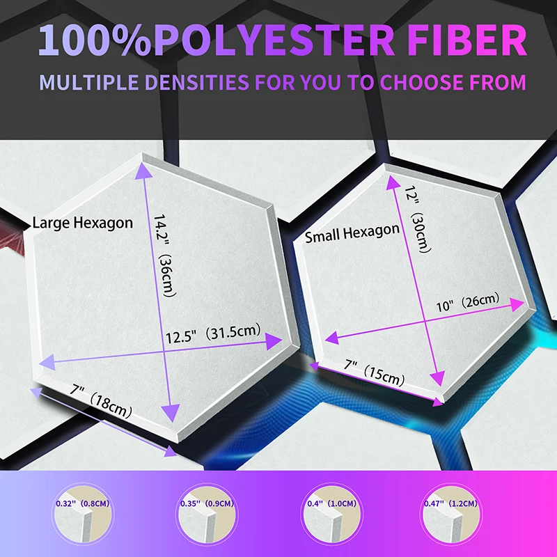 Звукоизоляционные панели TOUO 12 шт. декоративная акустическая изоляция настенная