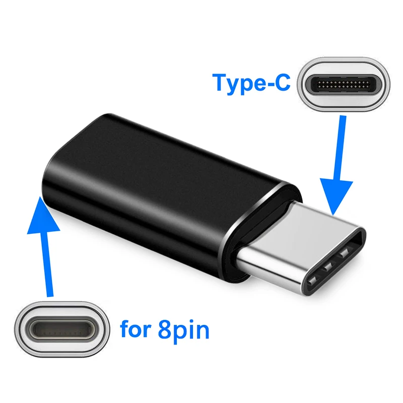 Адаптер для 8-контактного разъема Lightning на Type C адаптеры для телефонов USB C кабель для передачи данных Otg адаптер для зарядки конвертер для Samsung S20 Xiaomi