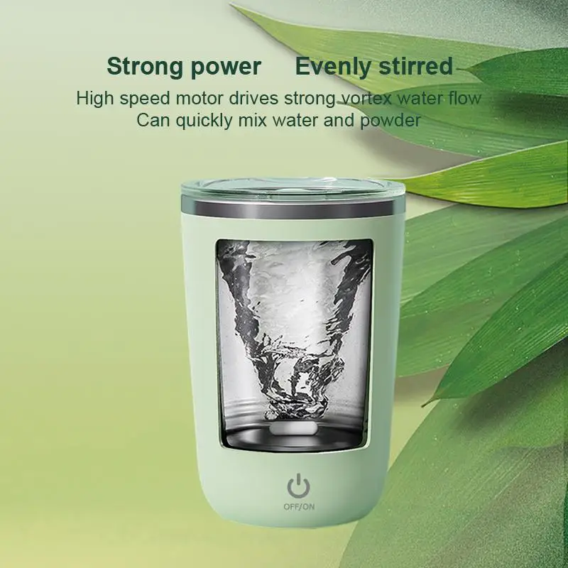 Portable Rechargeable Electric Mixing Cup with Touch Screen 