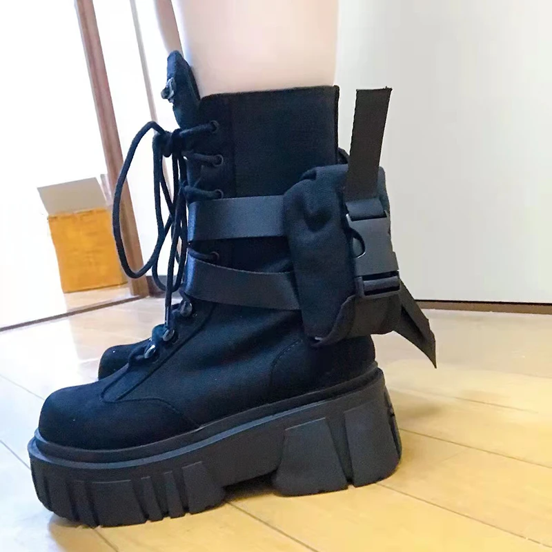 2023 New Rose Workwear Clubexx Thick Bottom Jennie Shoes Sweet Cool Spring and Autumn Muffin Short Boots Women