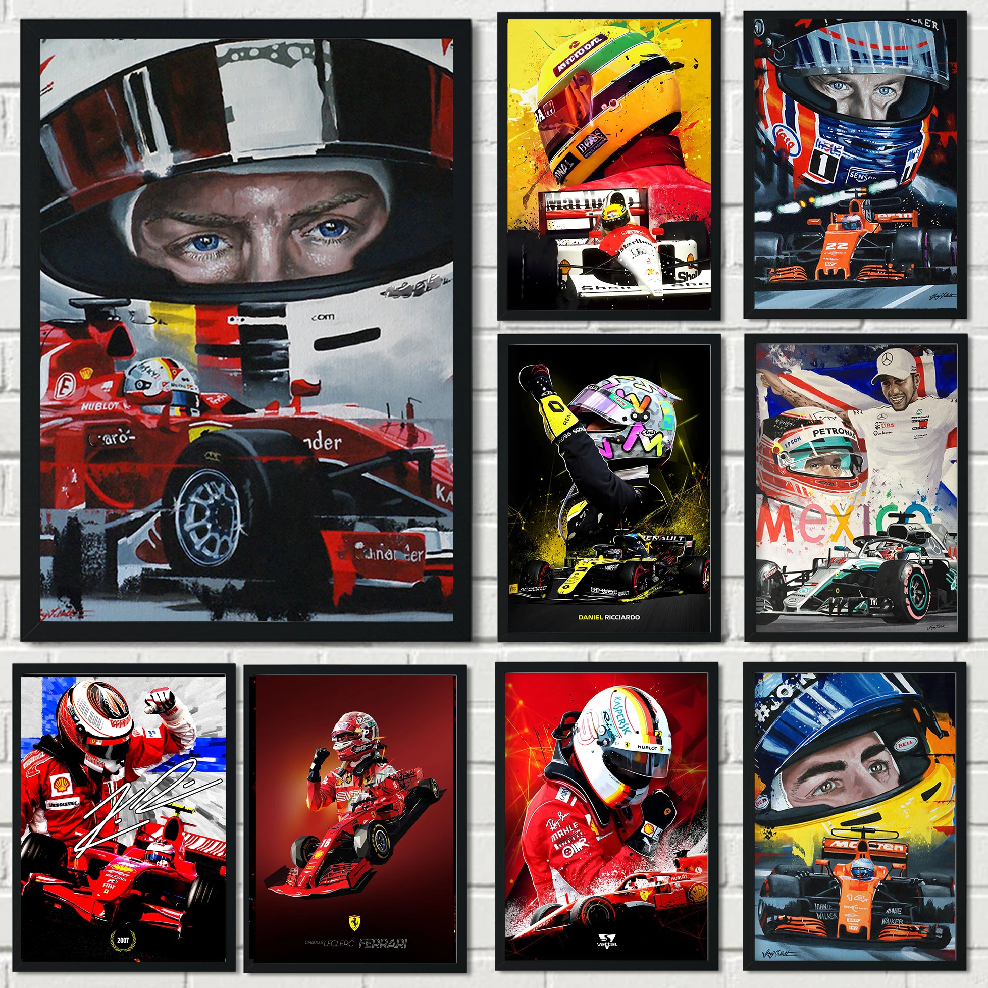 Гоночный водитель Айртон Сенна/Льюис Гамильтон Легенда F1 формула макларена