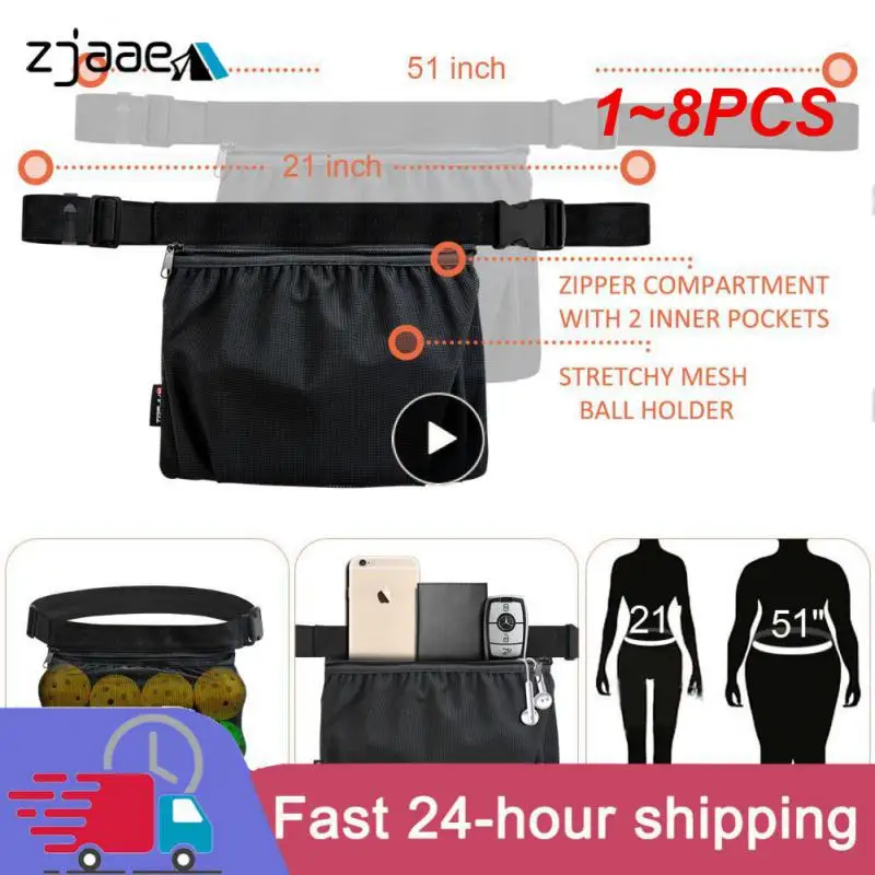 

1-8 шт., вместительная сумка для теннисных мячей на молнии