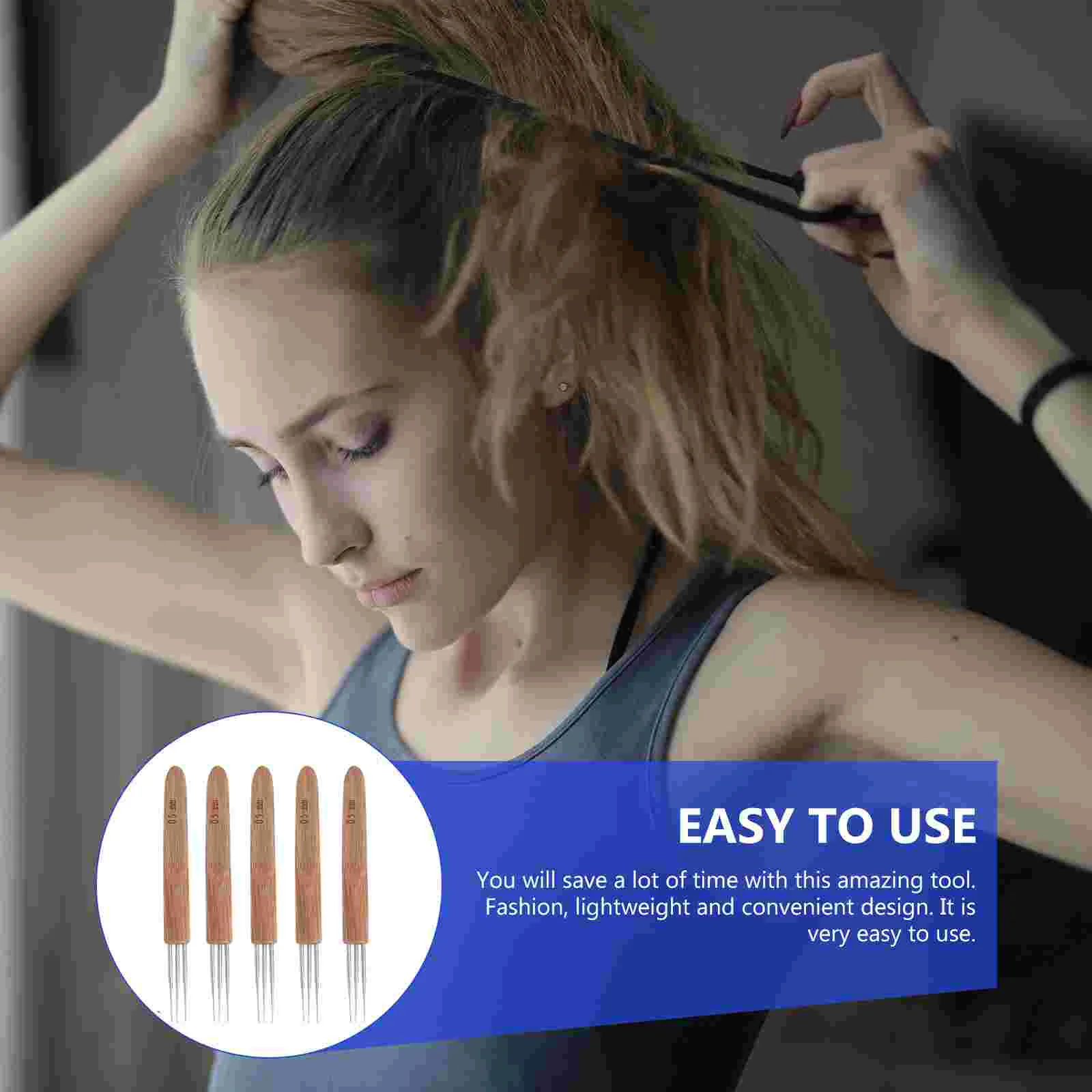 Спицы для плетения волос Dread Braider инструменты рукоделия дреды вязание крючком