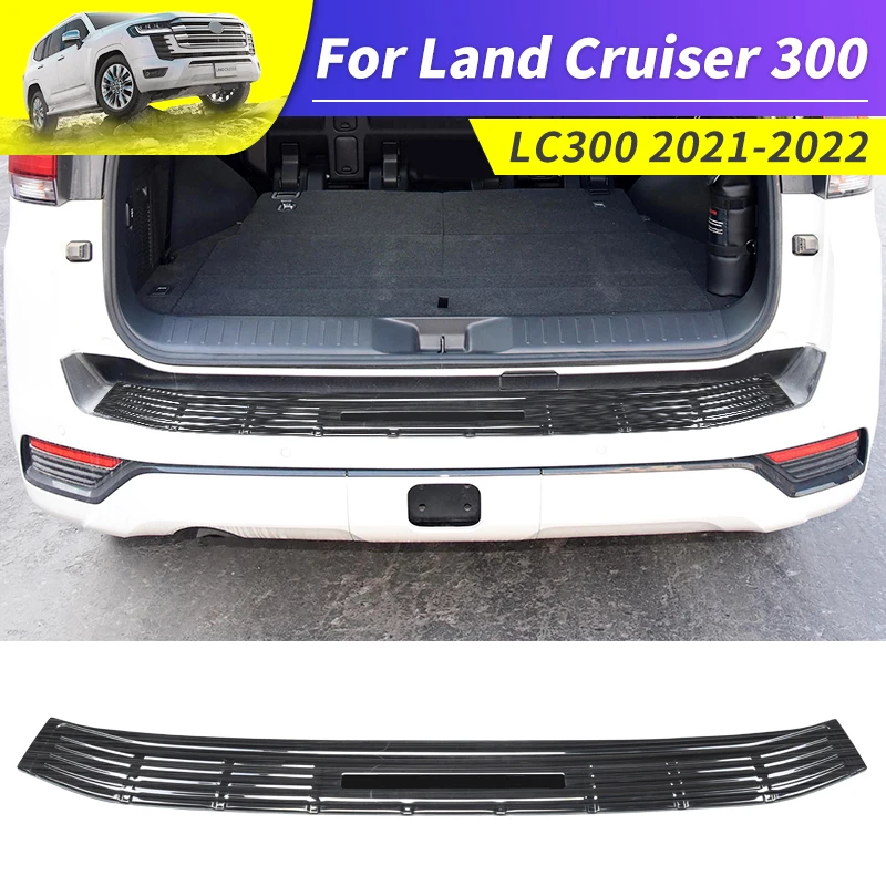 

For 2021 2022 Toyota Land Cruiser 300 Threshold Modification Accessories LC300 FJ300 J300 Luggage Tail Door Guard Board body kit