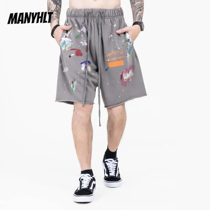 

Шорты мужские летние с принтом в стиле «хип-хоп»