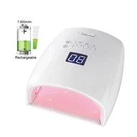 psb rechargeable 48w red light cordless manicure lamps nail dryer s10 wireless led nail uv lamp