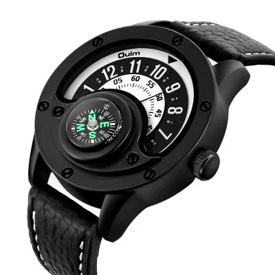 

Fashion Watches Ou Lei Oulm Men's Quartz Watch Fashion Leisure Creative Business Waterproof Watch Relogio Masculino Reloj