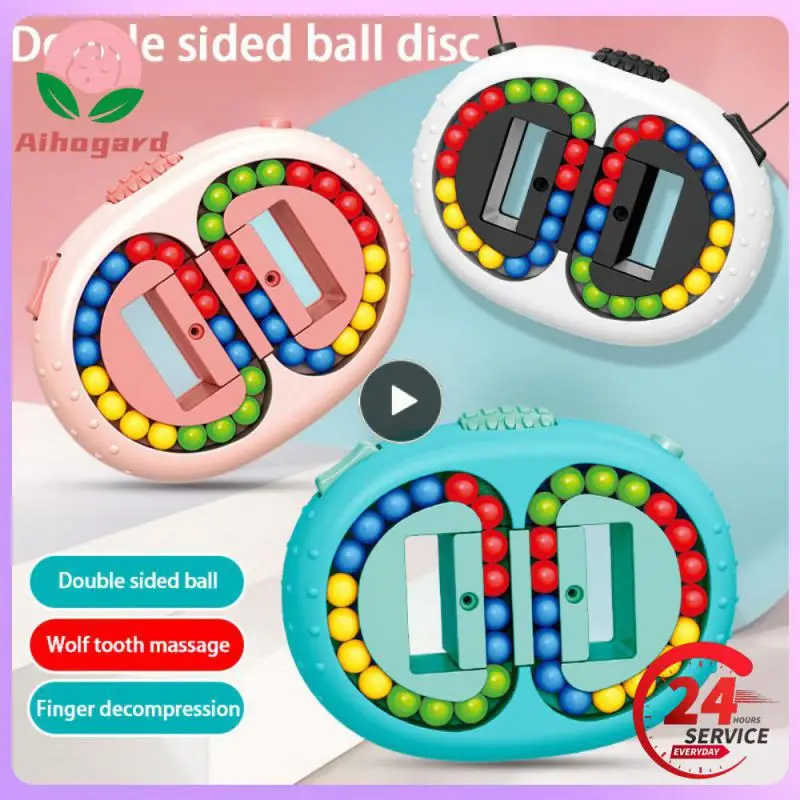

Anti-Stress Rotating Bean Fingertip Fidget Adults Kids Stress Relief Toy Spin Bead Puzzles Kids Education Intelligence Game
