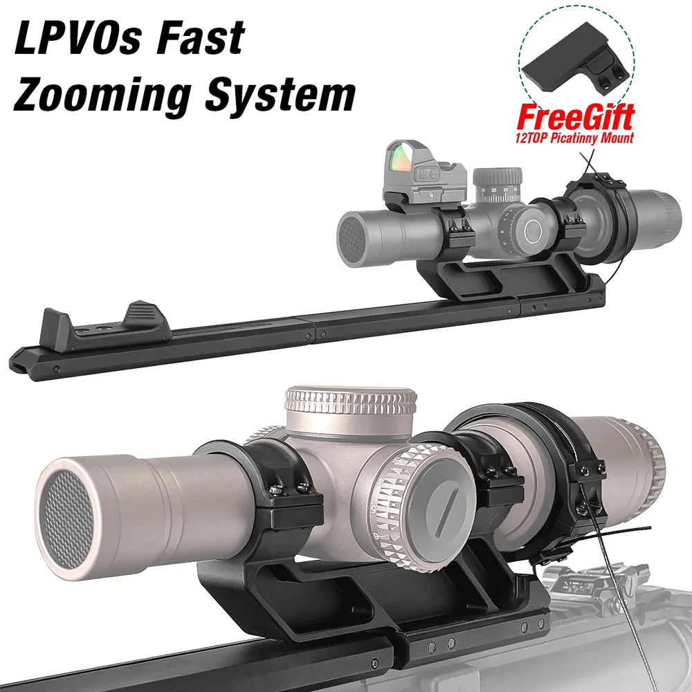 

Tactical LPVOs Fast Zooming System Scope Switch 1.93" Optical Centerline Height Mount For 30mm / 34mm Tube Scopeswitch