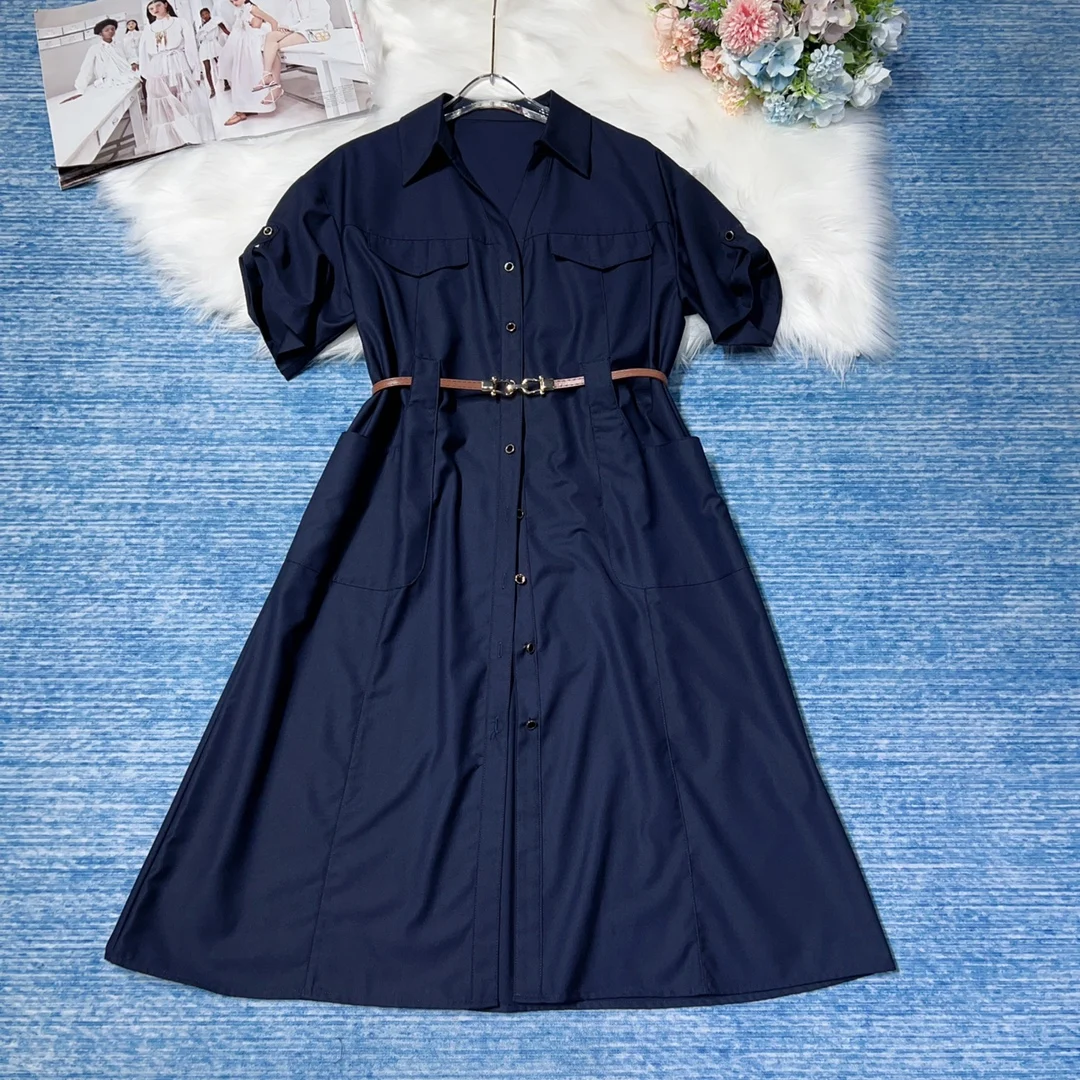 2023 spring and summer women's clothing fashion new Shirt Dress0609