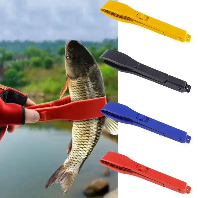 

Multifunctional Fishing Fish Clip Hand Controller Tackle Tool Fishing Body Grip Clamp Gripper Grabber with Lock Switch Tools