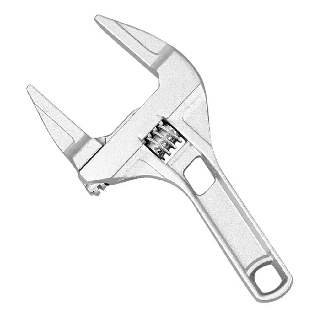 

Универсальный многофункциональный гаечный ключ с короткой ручкой, большой открывающийся гаечный ключ для ванной, Регулируемый алюминиевы...