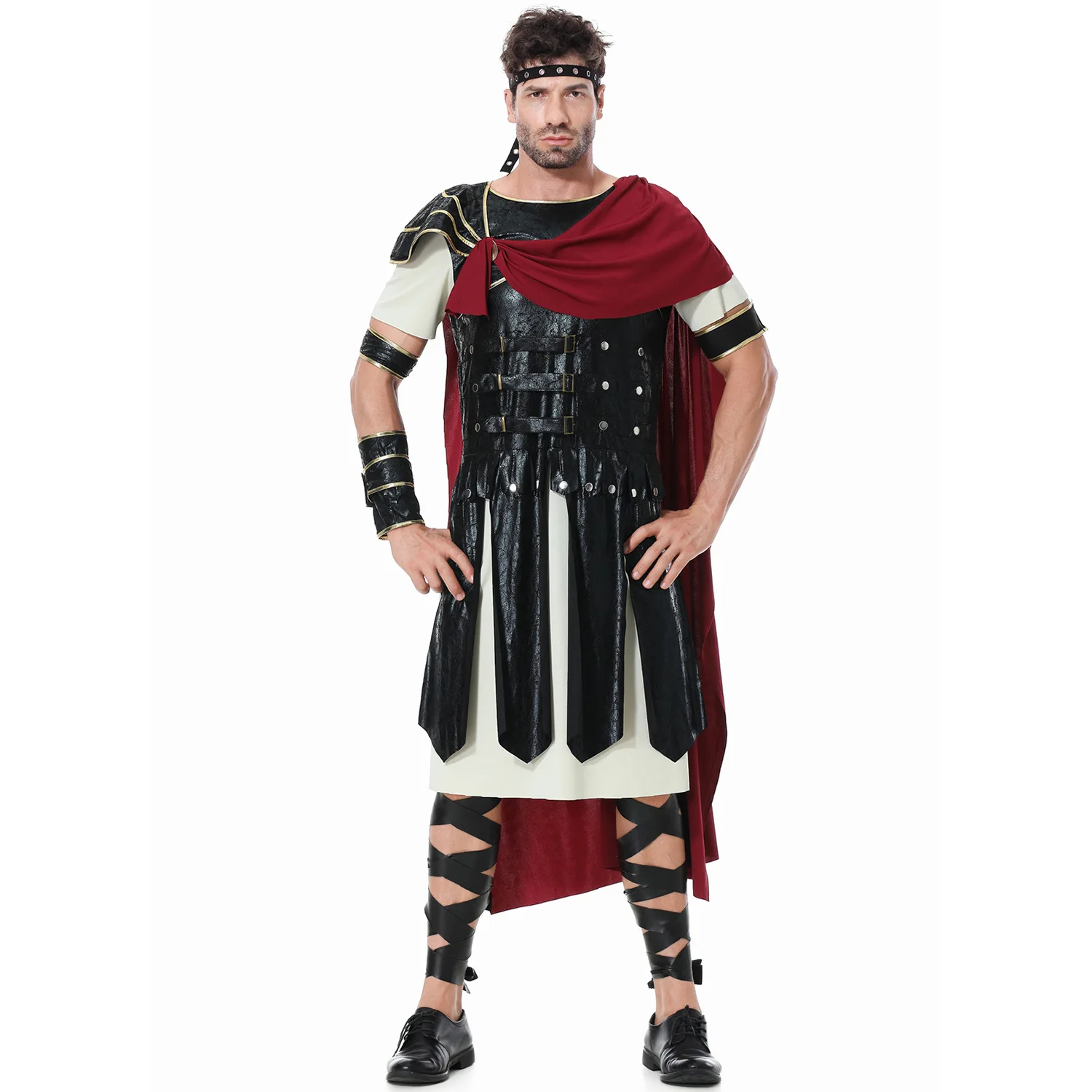 

Men's Medieval Ancient Rome Spartan Warrior Costumes Sets Halloween Party Gladiator Uniforms Carnival Prince Samurai Costumes se