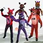 Новинка 2022, детский костюм Фредди Fnafing, детский костюм Фредди с супергероями для мальчиков и девочек, забавная вечерние, косплей, карнавальный костюм на Хэллоуин, комбинезон
