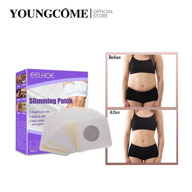 EELHOE Slimming Patches Body Sculpting Belly Stickers Fat Burning Weight Loss Body Firming Waist Slim Navel Patch Free Shipping