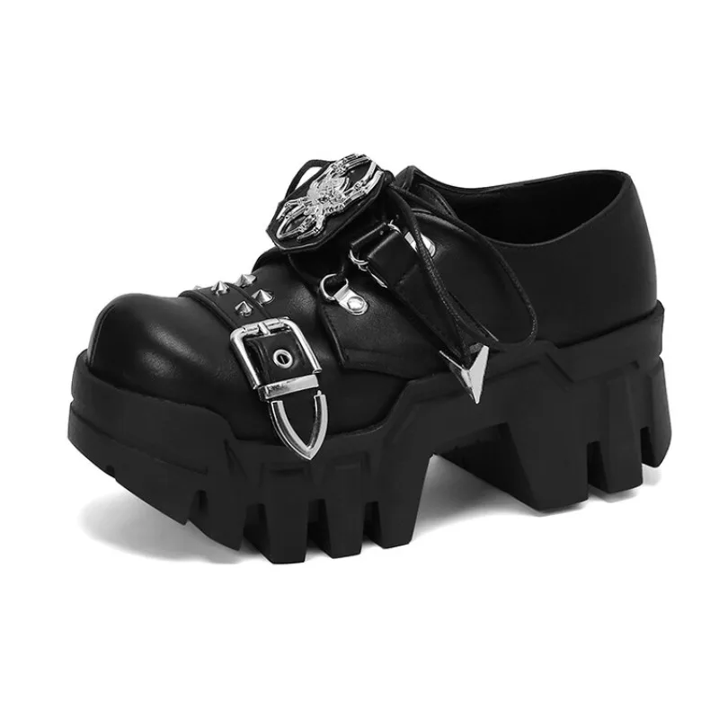 Острые девушки рок заклепки паук в стиле панк мотоцикл металлическое украшение с