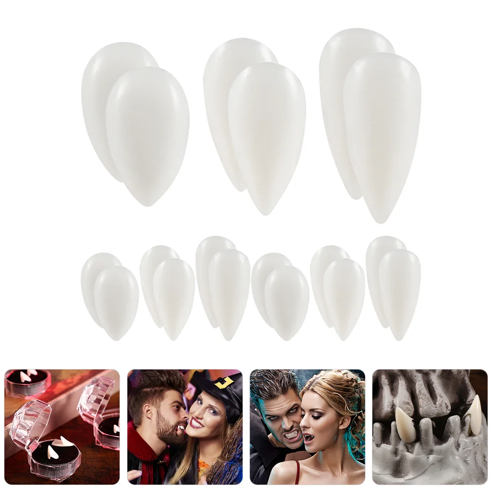 

Halloween Dentures Funny Party Props Decorative Teeth Horrific Vampires Adults Simulation Tooth Fake
